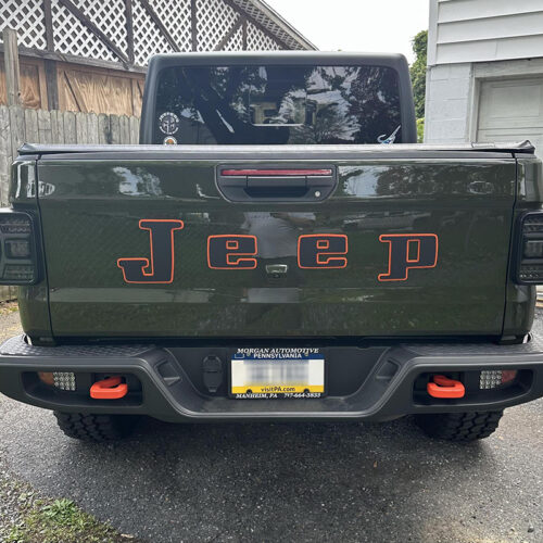 Retro Jeep Gladiator Tailgate Emblem - Image 3