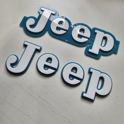 Retro Jeep Fender Emblems (Pair)