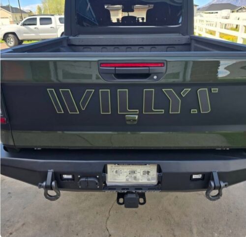 Willys Gladiator Tailgate Emblem