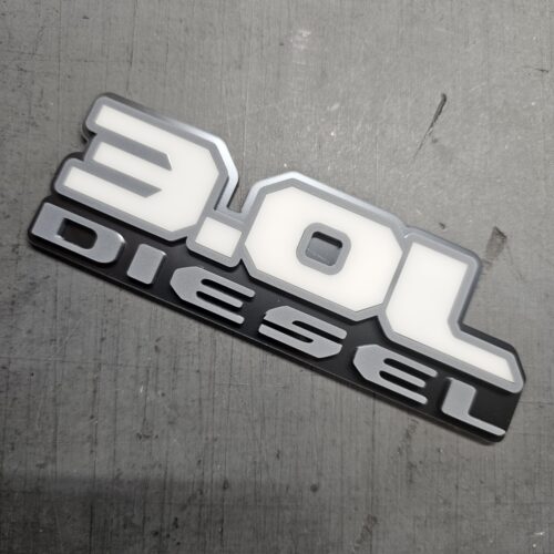 3.0L Diesel Emblem (Single)