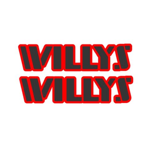 Willys Fender Emblems (Pair)